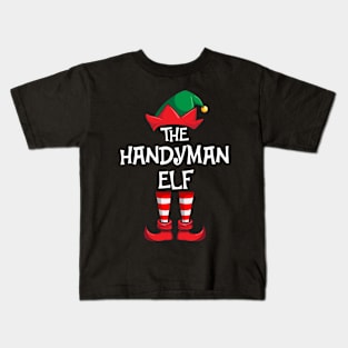 Handyman Elf Matching Family Christmas Kids T-Shirt